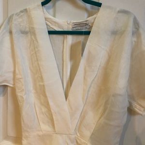 NWT • White Shorts Romper from Urban Outfitters